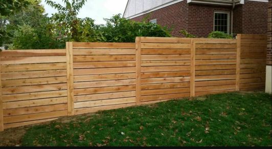 New Custom Wooden Fence Nashville Residential Fence Company